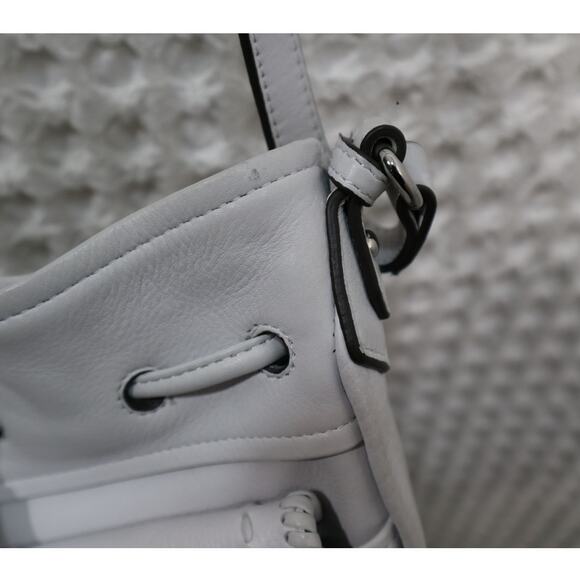 Aimee Kestenberg Leather Bucket Crossbody Bag Fly With Me Cloud - Picture 4 of 10